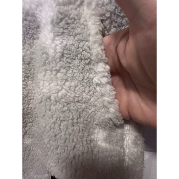 NWT UGG Mens Size Large Eckard UGG Fluff Sherpa Shorts White And Gray Pullon - Picture 6 of 11